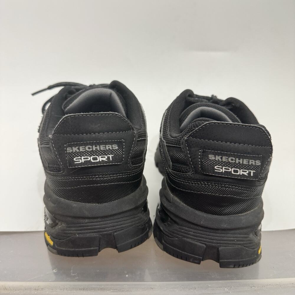 Skechers Shoes Men 11 Wide Black/Black GoodYear Memory Foam 237145W Comfort - Picture 3 of 7